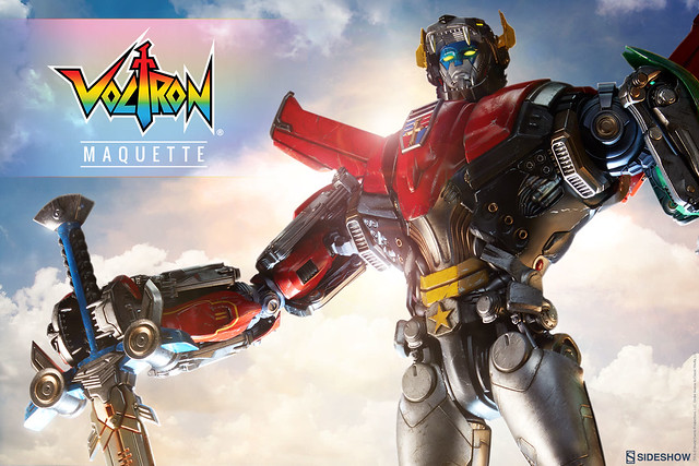 【完整官圖、販售資訊更新】Sideshow Collectibles【五獅合體聖戰士】Voltron Maquette 全身雕像