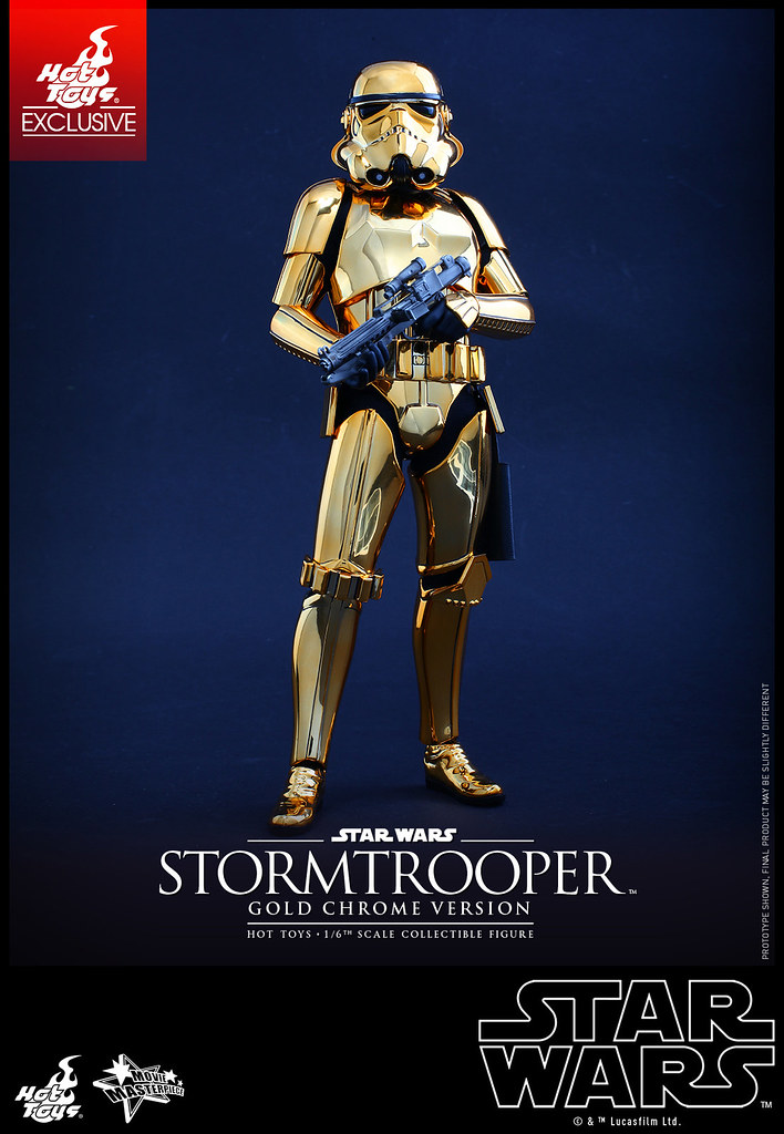 Hot Toys - MMS364 - 《星際大戰》1/6比例帝國風暴兵 (金色電鍍版) Stormtrooper (Gold Chrome Version) 