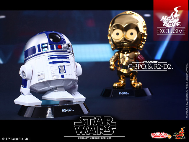 Hot Toys – COSB280 –【C-3PO & R2-D2 雙機組合包】STAR WARS：原力覺醒 Cosbaby Bobble-Head