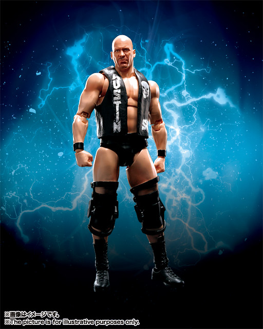 S.H.Figuarts – WWE 系列【冷石．史蒂夫．奧斯汀】Stone Cold Steve Austin 啤酒先來兩罐！！