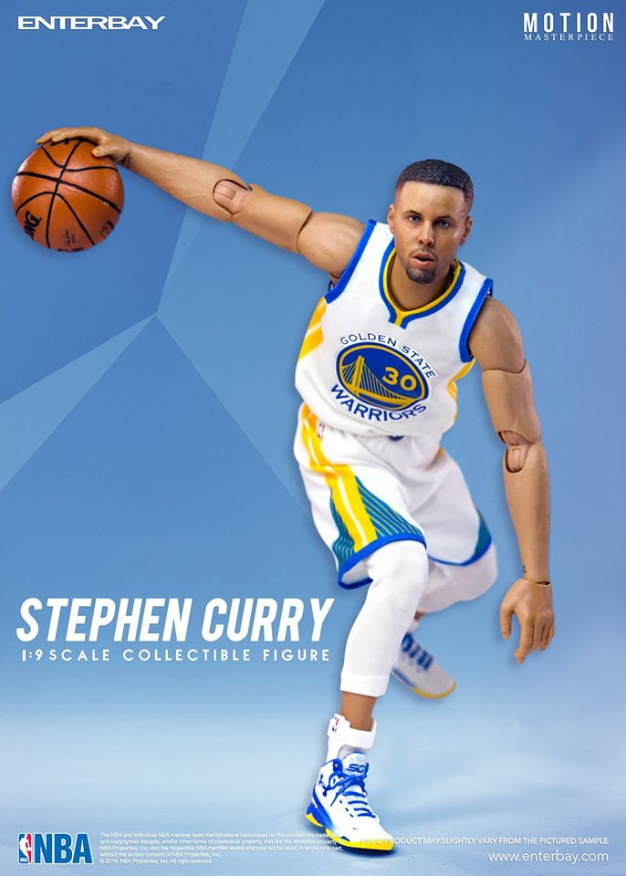 ENTERBAY – NBA 系列【史蒂芬．柯瑞】咖哩小子 Stephen Curry 1/9 比例人偶作品