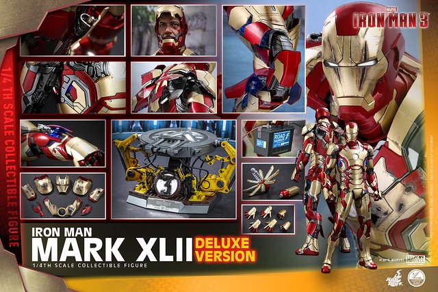 Hot Toys – QS008 – 鋼鐵人3【馬克42 豪華版】1/4 比例 Mark XLII Deluxe Version