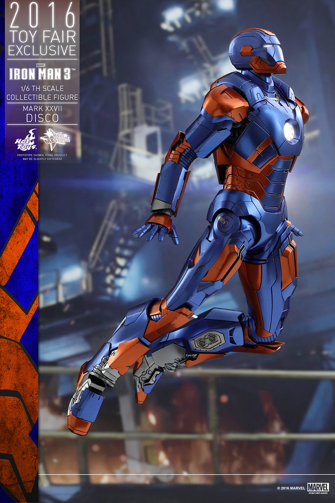 Hot Toys – MMS371 – 鋼鐵人3【馬克27 迪斯可】Mark XXVII Disco 1/6 比例人偶作品