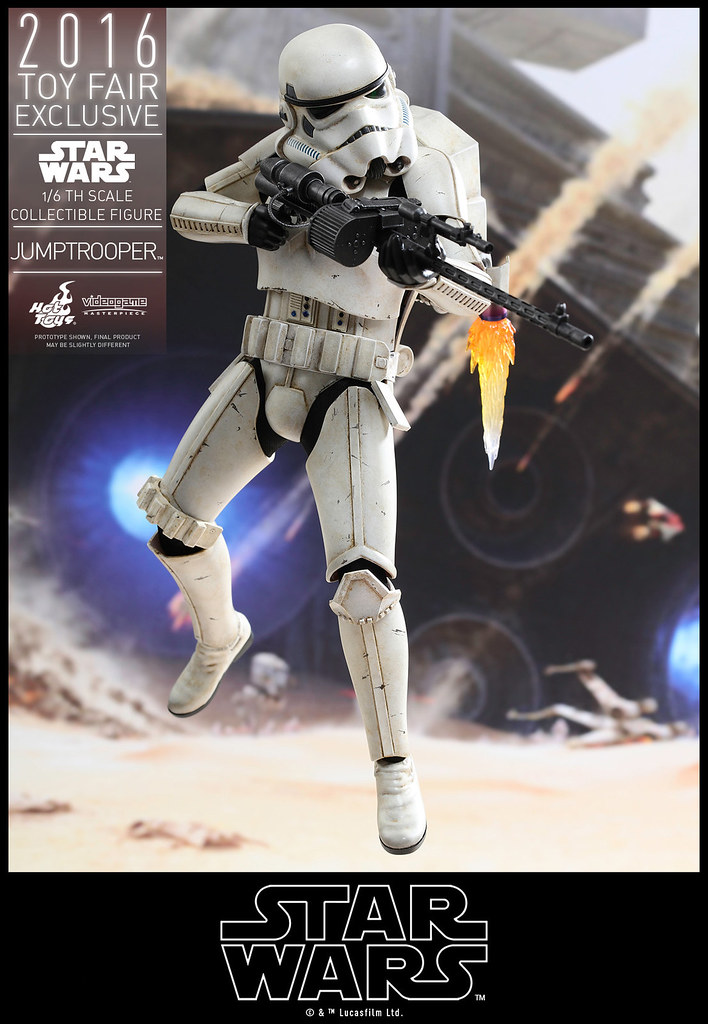 Hot Toys - VGM23 - 《星際大戰：戰場前線》1/6 比例 飛行背包帝國風暴兵 Star Wars Battlefront Jumptrooper