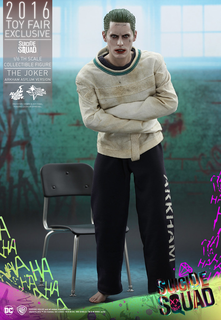 Hot Toys – MMS373 – 自殺突擊隊【阿卡漢療養院：小丑】The Joker Arkham Asylum Ver. 1/6 比例人偶作品