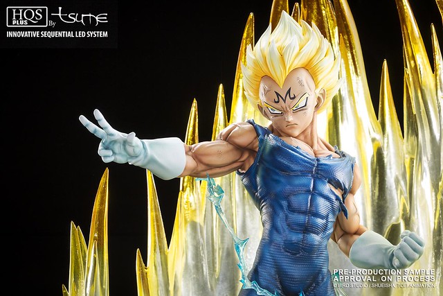 TSUME 七龍珠系列【七龍珠Z：魔人達爾】HQS+ Majin Vegeta 1/4 比例全身雕像