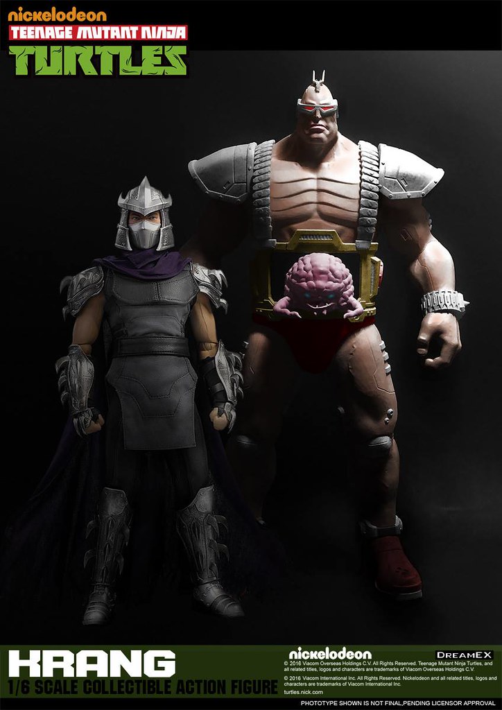 DreamEX 忍者龜系列【超級大反派：克朗】Teenage Mutant Ninja Turtles Krang 1/6 比例人偶作品