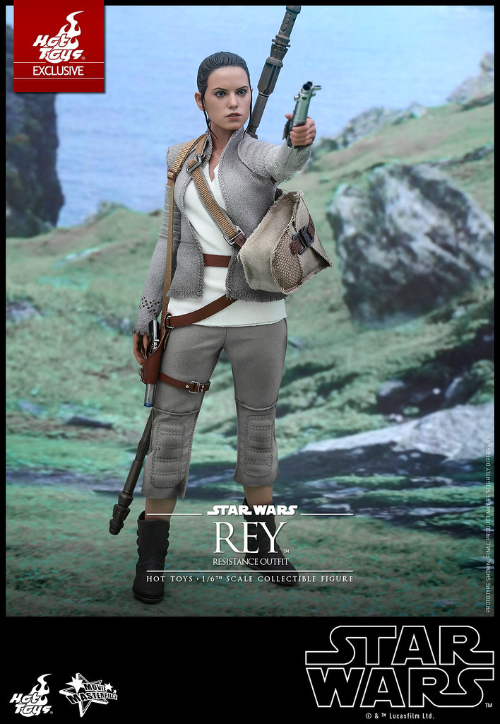 Hot Toys – MMS377 – STAR WARS：原力覺醒【芮。反抗軍裝束】Rey Resistance Outfit 1/6 比例人偶作品