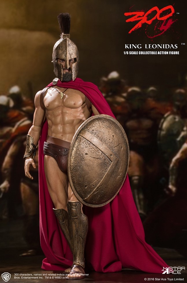 Star Ace Toys 300 壯士：斯巴達的逆襲【列奧尼達】King Leonidas 1/6 比例人偶作品