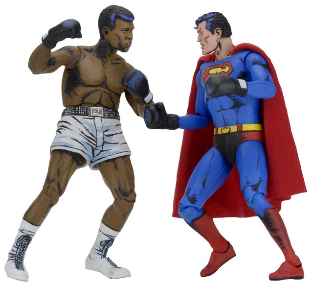 2D 漫畫效果3D 立體化？！NECA【超人對阿里：拳王爭霸】Superman vs. Muhammad Ali 雙人組合包 