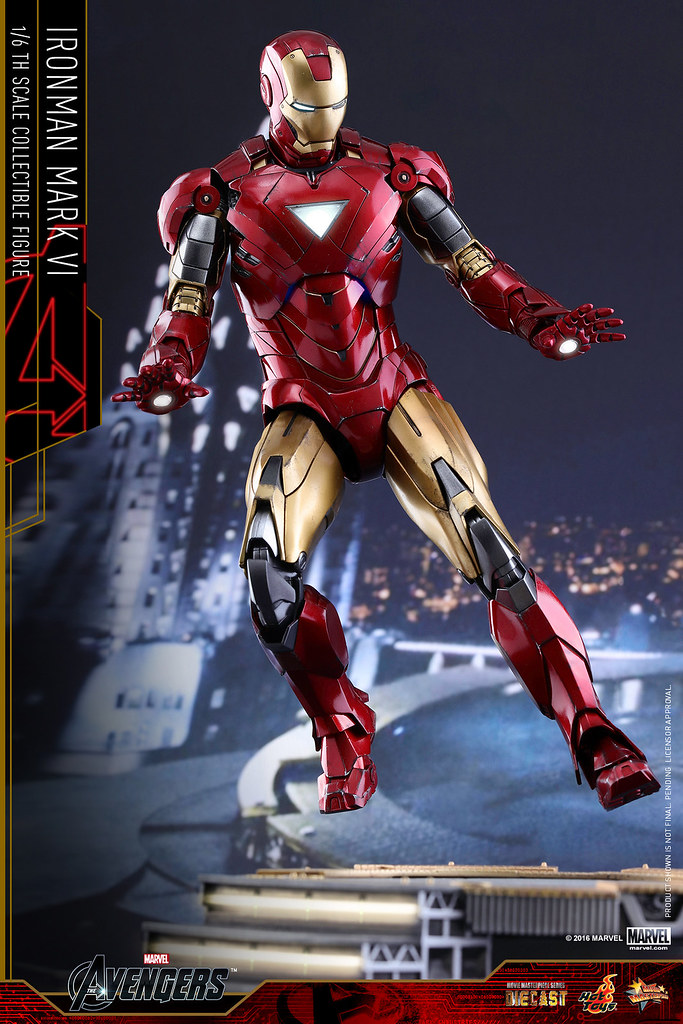 Hot Toys – MMS378D17 – 復仇者聯盟【鋼鐵人馬克6：合金版】Mark VI