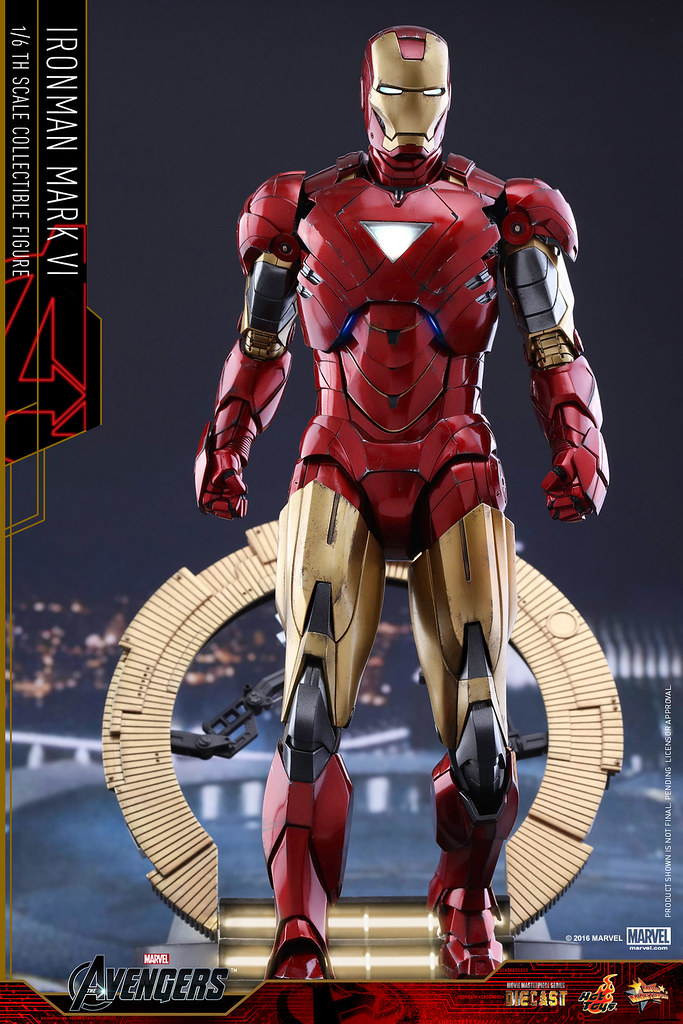 Hot Toys – MMS378D17 – 復仇者聯盟【鋼鐵人馬克6：合金版】Mark VI