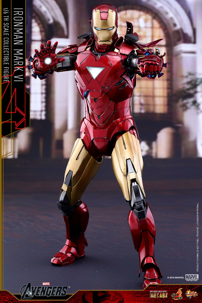 Hot Toys – MMS378D17 – 復仇者聯盟【鋼鐵人馬克6：合金版】Mark VI