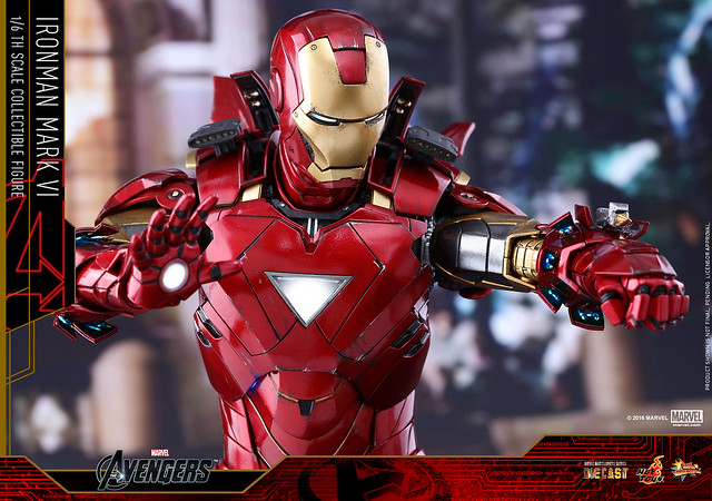 Hot Toys – MMS378D17 – 復仇者聯盟【鋼鐵人馬克6：合金版】Mark VI