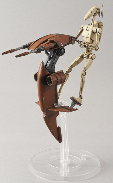 《星際大戰》組裝模型系列 –1/12比例  戰鬥機器人& 飛行器 BATTLE DROID & STAP