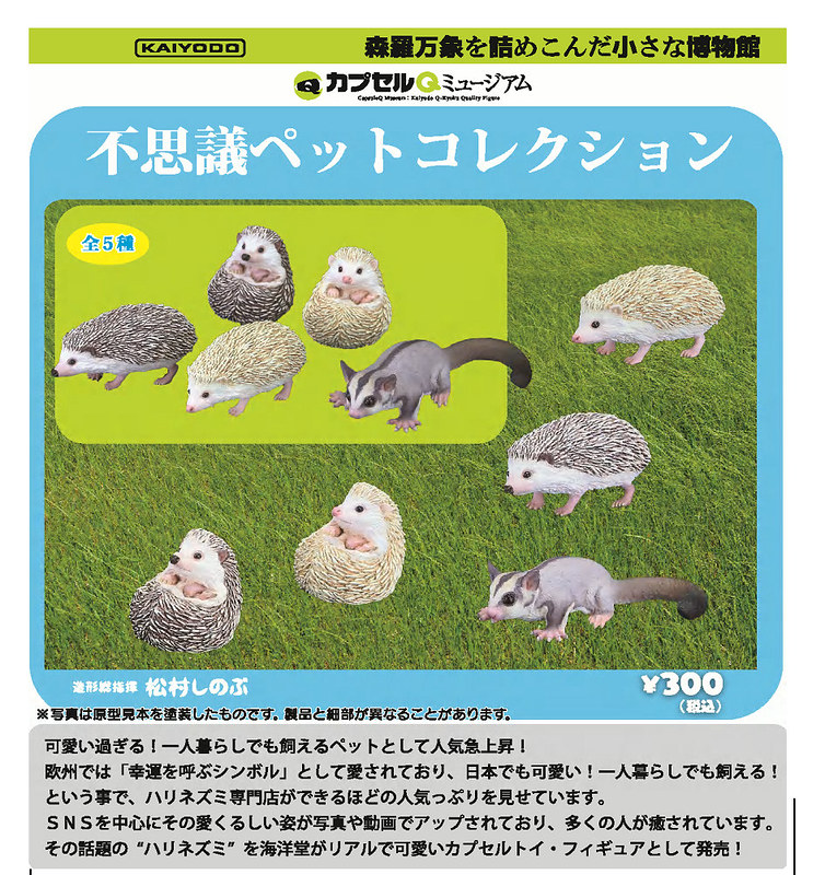 海洋堂《膠囊Q博物館》神奇寵物收集系列！不思議ペットコレクション