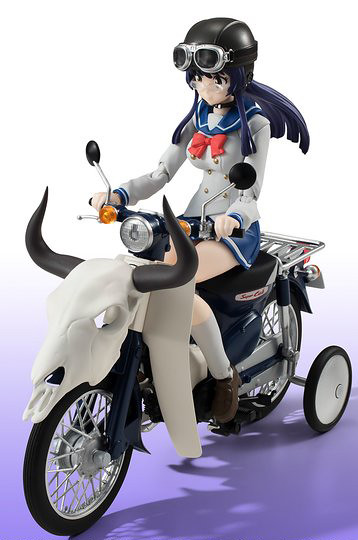 【新增官圖 & 販售資訊】S.H.Figuarts《爆音少女！！》三之輪聖＋補助輪SUPERCUB（牛的頭蓋骨付屬）