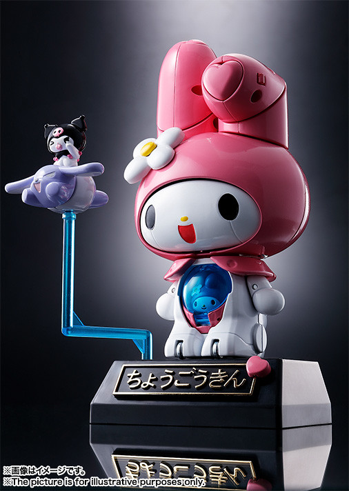 搗蛋的庫洛米也一起加入了！萬代《My Melody》 超合金 美樂蒂  我愛美樂蒂 ver.