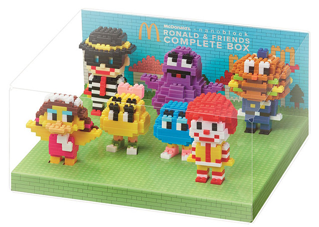 積木角色真可愛啊！香港《麥當勞》x nanoblock Ronald & Friends