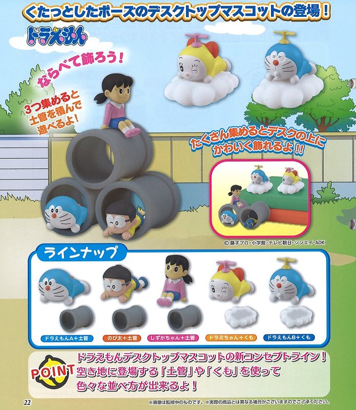 GASHAPON《哆啦A夢》懷念角色篇章ドラえもん　ほんわかマスコット