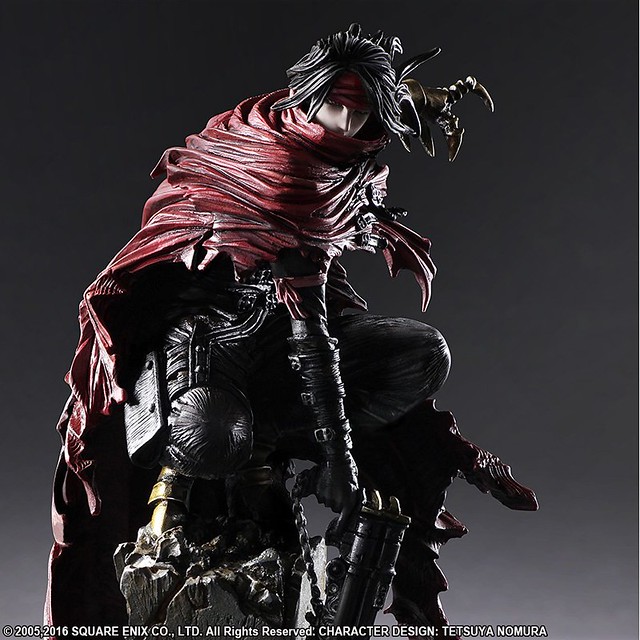 SQEX Static Art Gallery《FF7AC》文森特·瓦倫汀 ヴィンセント·ヴァレンタイン 雕像