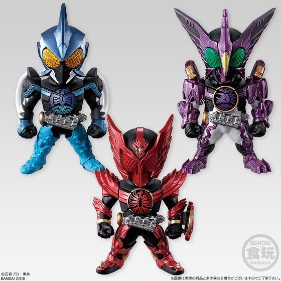 仮面ライダーオーズ】CONVERGE KAMEN RIDER PB05・06・07 3商品