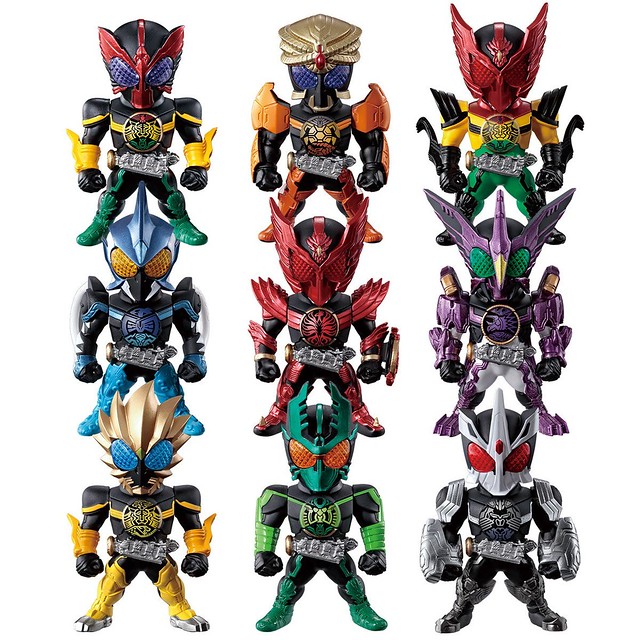 『CONVERGE KAMEN RIDER』《假面騎士OOO》 PB05・06・07 三款一套！【Premium BANDAI限定】