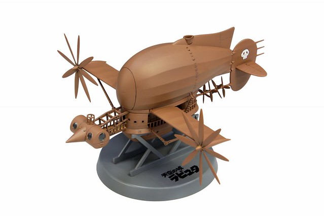《天空之城》「虎蛾號」組裝模型作品！天空の城ラピュタタイガーモス