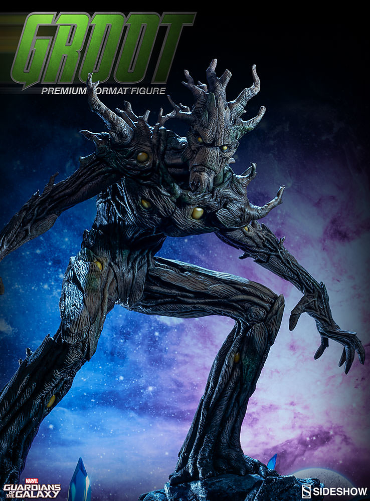 Sideshow Collectibles【星際異攻隊：樹人格魯特】Groot 1/4 比例 全身雕像