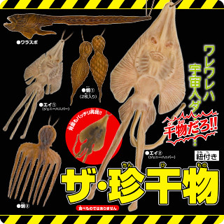 這張可怕的臉...難道是外星人的標本！？ T-ARTS 「THE．珍魚乾」   ザ・珍干物 