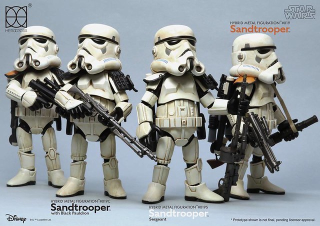 HEROCROSS【星際大戰：帝國沙漠兵】Sand trooper HMF#019C & HMF#019S