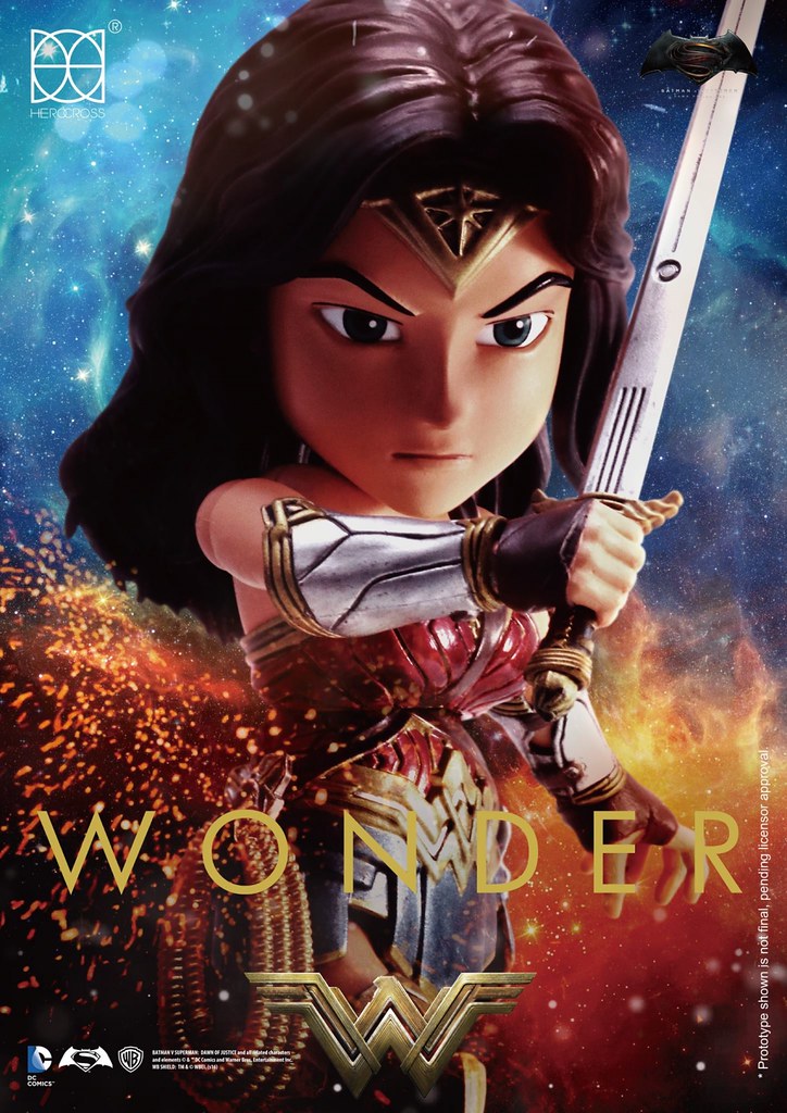 HEROCROSS【神力女超人】蝙蝠俠對超人：正義曙光 Wonder Woman HMF#035