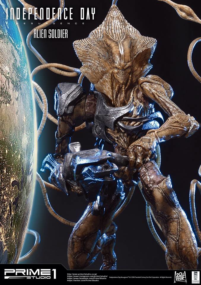 Prime 1 Studio【ID4 星際重生：外星人戰士】Alien Soldier 1/4 比例超巨大全身雕像
