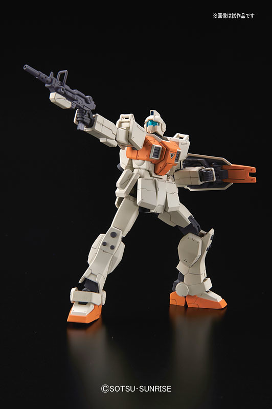 HGUC 《機動戰士鋼彈 第08MS小隊》陸戰型吉姆 ジム 1/144比例組裝模型作品