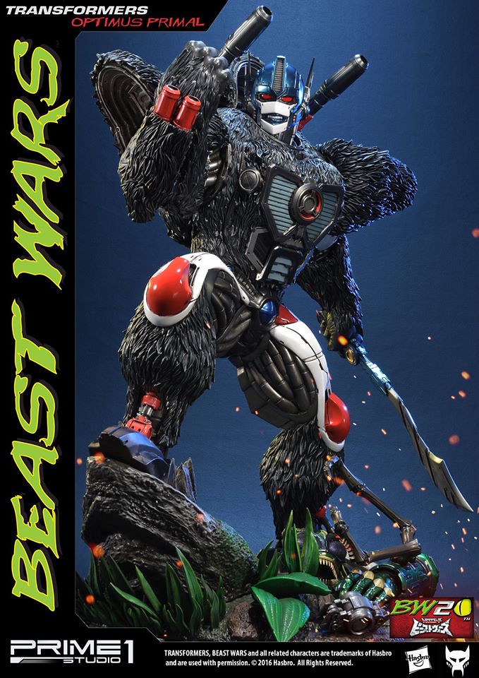 Prime 1 Studio: 《野獸大戰》金剛王 OPTIMUS PRIMAL (BEAST WARS) 