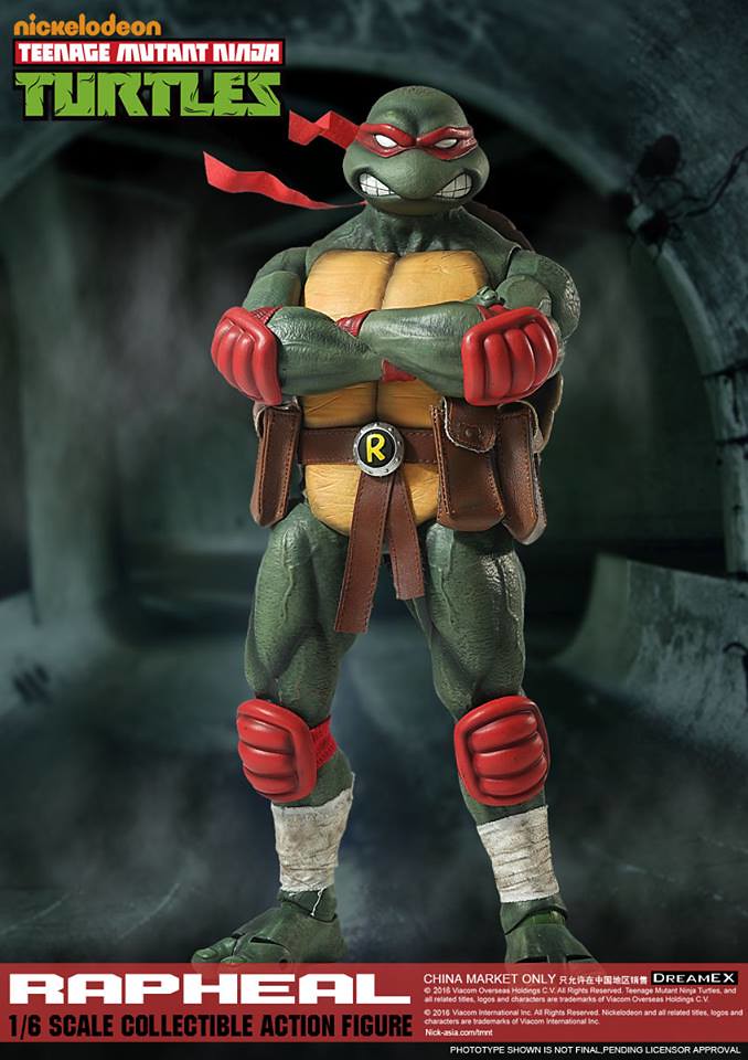 DreamEX 忍者龜系列【紅豆冰：拉斐爾】TMNT Raphael 1/6 比例人偶作品