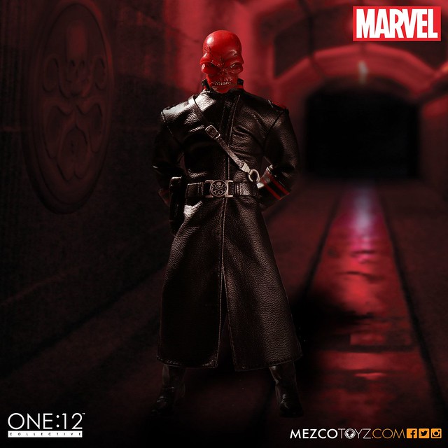MEZCO – ONE:12 COLLECTIVE 系列【紅骷髏】MARVEL Red Skull