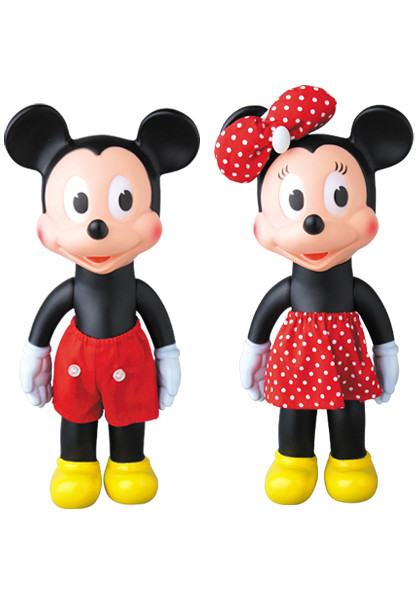 MEDICOM TOY PLUS exclusive 復古米奇與米妮 レトロ ミッキー&ミニー