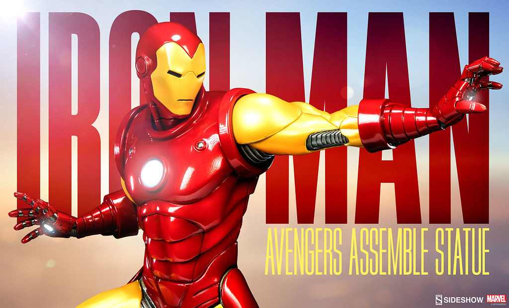 Sideshow Collectibles【鋼鐵人】Avengers Assemble Iron Man 1/5 比例全身雕像作品