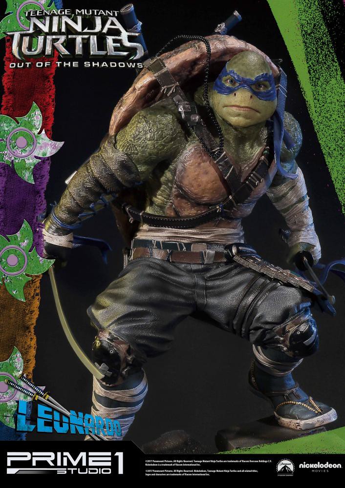 Prime 1 Studio 忍者龜：破影而出【李奧納多】TMNT: Out of the Shadows Leonardo 1/4 比例全身雕像