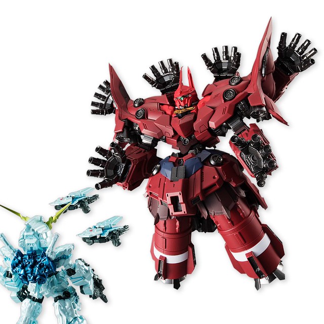 UC0096 最終決戰套裝組 FW GUNDAM CONVERGE 新吉翁克／擴充套件／獨角獸鋼彈(覺醒配色) 最終決戦セット ネオ・ジオング／OPパーツ／UCガンダム（覚醒カラー）