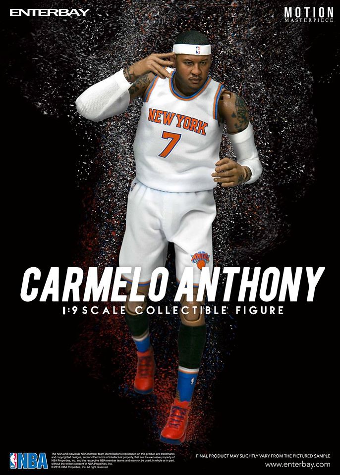 ENTERBAY – NBA 系列【卡梅羅．安東尼】甜瓜 Carmelo Anthony 1/9 比例人偶作品