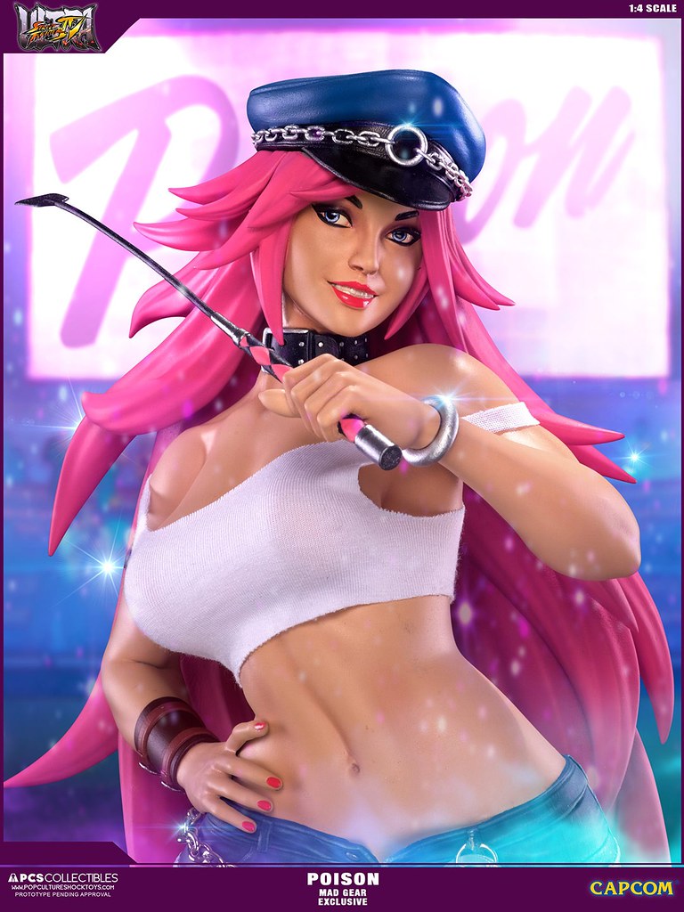 來給大姊姊打屁屁吧♡～ PCS -  猛毒(Poison) 1:4 比例雕像 POISON 1:4 Statue - PCS 'Mad Gear' Exclusive