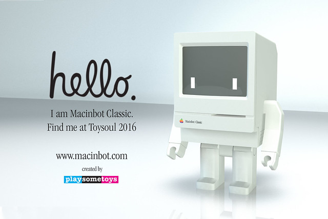 TOYSOUL 2016 搶先預購！！【Macinbot Classic】蘋果迷必入療癒聖品！！