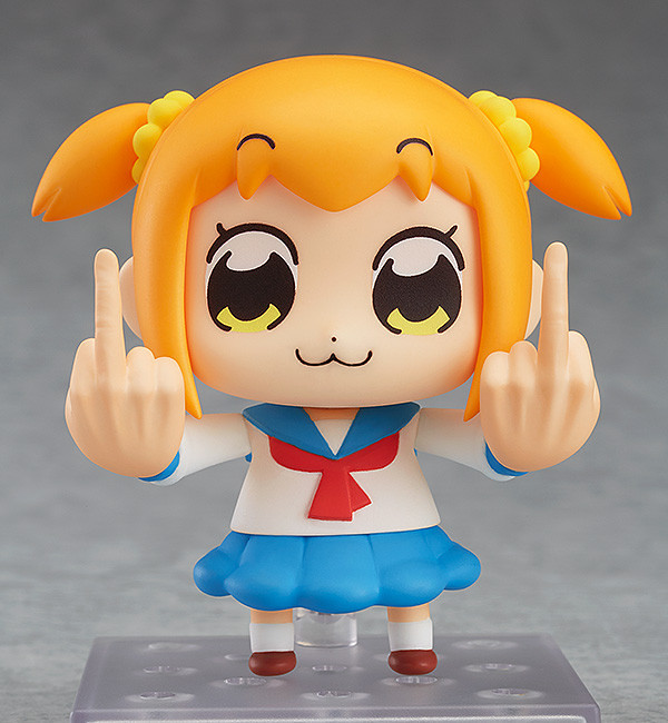 強而有力的中指登上黏土人系列！《POP TEAM EPIC》 黏土人 POP子  ポプテピピック ねんどろいど ポプ子 