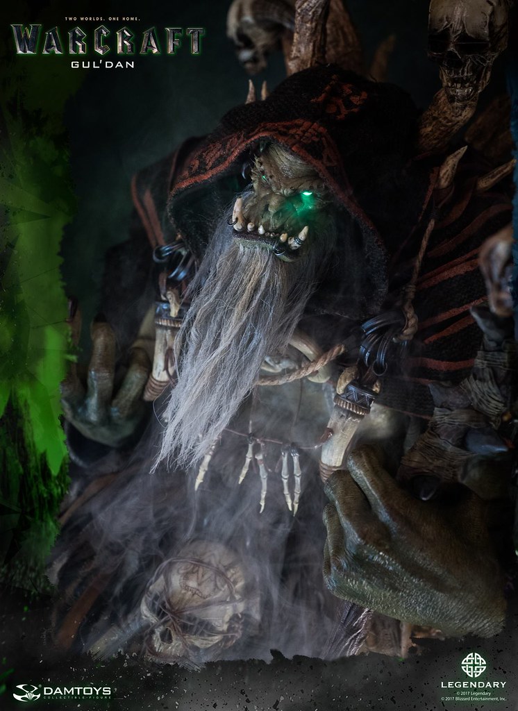 DAMTOYS 魔獸：崛起【古爾丹】WARCRAFT Gul’dan 全身雕像作品 DMLW01