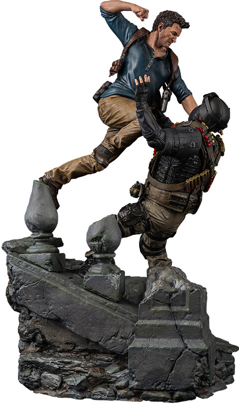 說好了不打臉！《秘境探險4：盜賊末路》奈森‧德瑞克 雕像 Uncharted 4: A Thief's End Nathan Drake
