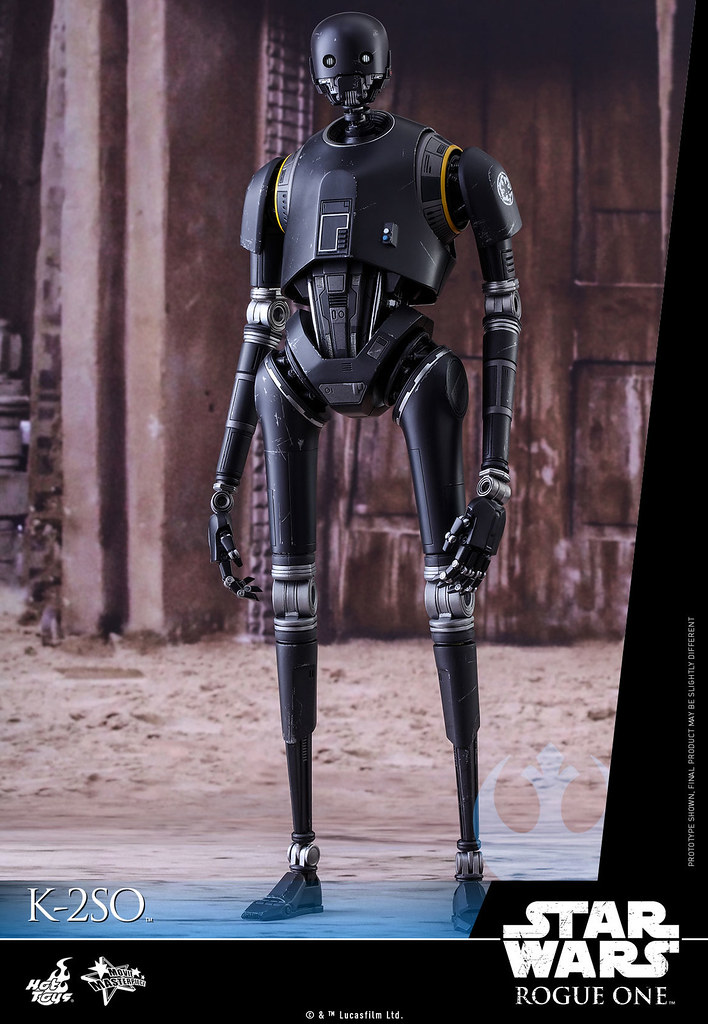 叛變的帝國機器人？！Hot Toys – MMS406 – 星際大戰外傳：俠盜一號【K-2SO】1/6 比例機器人作品