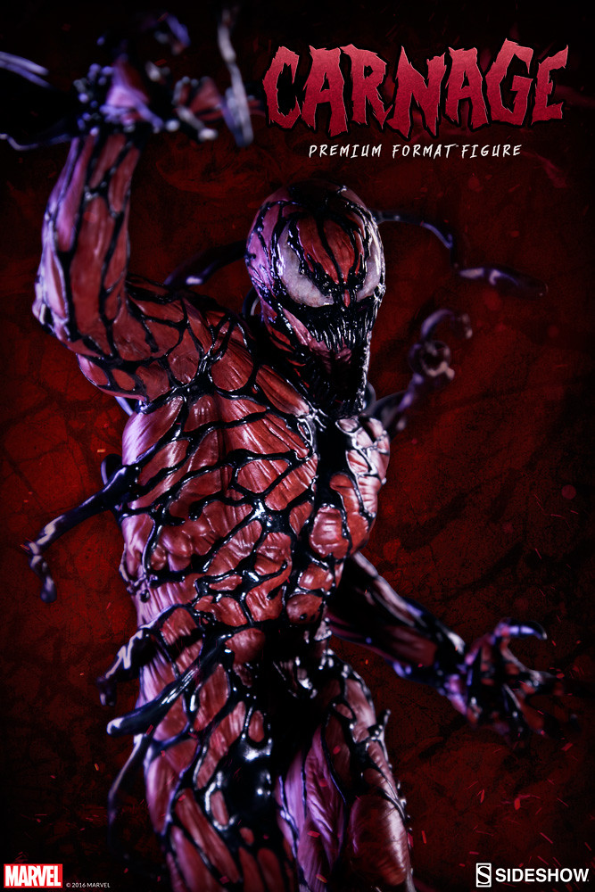 Sideshow Collectibles【血蜘蛛】Carnage 1/4 比例全身雕像作品【完整官圖、販售資訊更新】