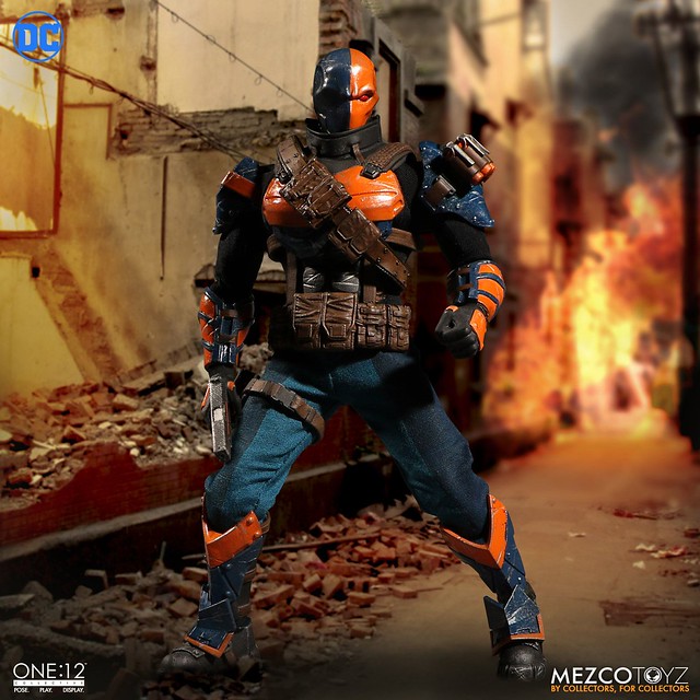 MEZCO – ONE:12 COLLECTIVE 系列【喪鐘】DC Comics Deathstroke 1/12 比例人偶作品